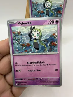 Meloetta 040/094 Phantasmal Flames Regular Uncommon Pokemon 2025 TCG Card NM - Image 3