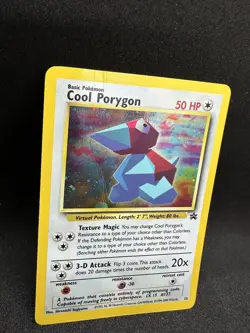 Cool Porygon #15 Holo 1999-2000 Black Star Promo Pokemon Card TCG - Image 2