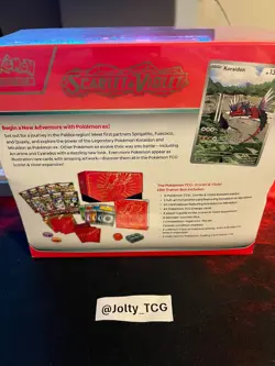 Pokemon TGC Scarlet and Violet Elite Trainer Box ETB Koraidon NEW FACTORY SEALED - Image 2