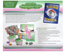 POKEMON Scarlet & Violet Paradox Rift Elite Trainer Box ETB Iron Valiant, sealed - Image 2