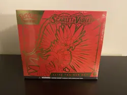 Pokemon TGC Scarlet and Violet Elite Trainer Box ETB Koraidon NEW FACTORY SEALED - Image 1