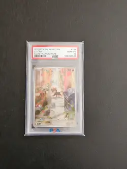 2025 Pokemon Meg EN Litleo Illustration Rare PSA 10 Gem Mint - Image 1