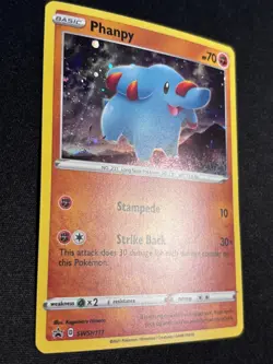 Phanpy SWSH117 Pokemon Sword & Shield Black Star Promo Holo 2021 NM-Mint - Image 2