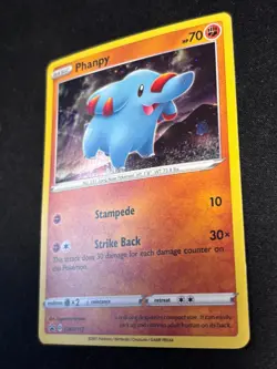 Phanpy SWSH117 Pokemon Sword & Shield Black Star Promo Holo 2021 NM-Mint - Image 3