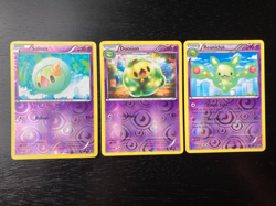 3 Pokemon Rev-Holo's B&W- Noble Victories Reuniclus 52/101, Solosis & Duosion - Image 1