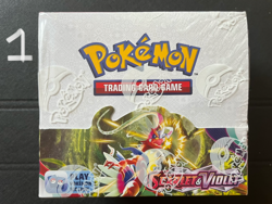 Pokemon Scarlet & Violet Base Set Booster Box New Sealed (Tear) - BOX 1 - Image 1