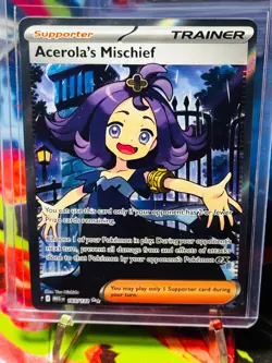 Acerola's Mischief ME01 165/132 Ultra Rare Pokemon TCG Mega Evolution - NM - Image 1