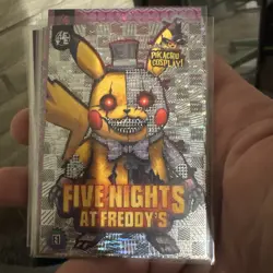 Five Nights At Freddy's #E1 - Silver Holo Box Hit - Pikachu Cosplay Pokemon - Image 1