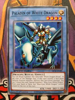Paladin of White Dragon - SBCB-EN185 - Common - 1st Edition - NM - Yugioh - Image 1