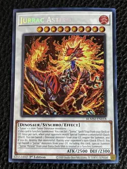 Jurrac Astero BLMM-EN018 Yugioh 1st Ed. (New) Secret Rare - Image 1