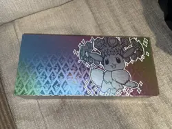 Prismatic Evolutions UPC Eevee Deck Box Sleeves And Play Mat -- NO Cards - Image 1