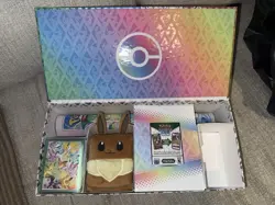 Prismatic Evolutions UPC Eevee Deck Box Sleeves And Play Mat -- NO Cards - Image 2