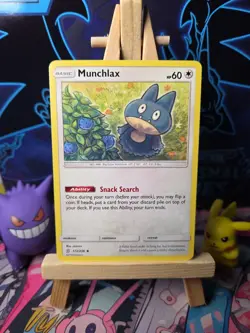 Pokemon TCG Munchlax Unified Minds 173/236 Regular Uncommon Card - Image 1