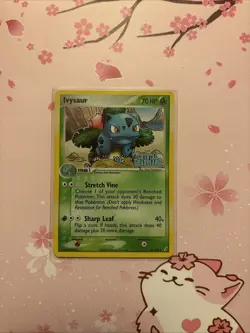 Mint Ivysaur 35/100 Ex Crystal Guardians Set Stamped Holo Pokemon Card - Image 1