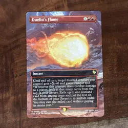 Duelist's Flame (Borderless) 452 Rare MTG Commander Final Fantasy FIC PACK FRESH - Image 1