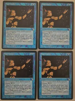 TOP 4 x Gegenzauber / Counterspell - ICE AGE - deutsch **Playset** 1995 - Image 1