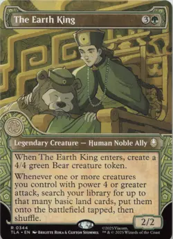 The Earth King (Showcase) R Avatar: The Last Airbender 344 NM MTG - Image 1