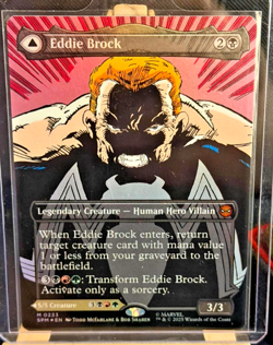 MTG Eddie Brock/Venom Lethal Protector#233 MARVEL Spired-Man Showcase Foil NM - Image 2