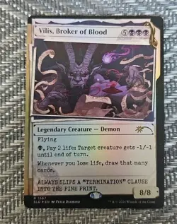 Foil Vilis, Broker of Blood NM Secret Lair Drop (1567) Magic The Gathering - Image 1