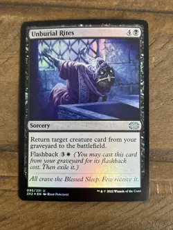MTG Double Masters 2022 Unburial Rites 95 Foil NM/M - Image 1