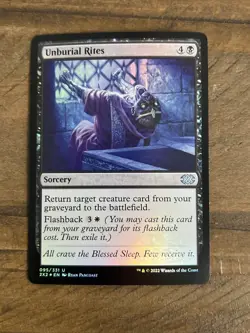 MTG Double Masters 2022 Unburial Rites 95 Foil NM/M - Image 2