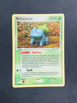 Carte Pokemon Metamorph 36/113 Bulbizarre Ex Especes Delta Bloc Ex Near Mint NM - Image 1