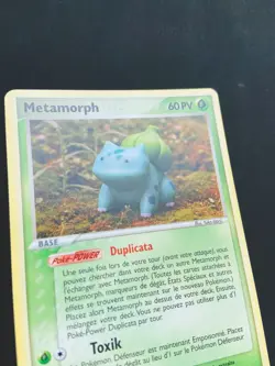 Carte Pokemon Metamorph 36/113 Bulbizarre Ex Especes Delta Bloc Ex Near Mint NM - Image 2