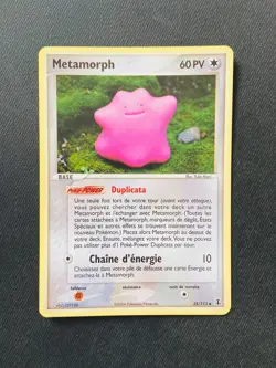 Carte Pokemon Metamorph 35/113 Ex Especes Delta Bloc Ex Near Mint NM - Image 1