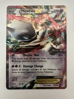 Mewtwo EX 🔮 62/162 Holo | XY Breakthrough | English Pokemon TCG | LP - Image 1