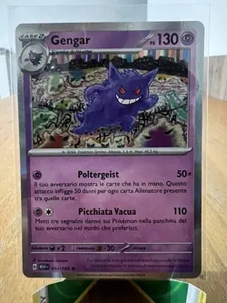 Gengar R Pokemon 151 MEW 094/165 R Rara Holo Foil R Italiano - Image 1