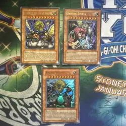 Yugioh! Great SPHINX Set Of 3 Full Ultra HOLO FOIL ANDRO THEINEN TELEIA NM - Image 1