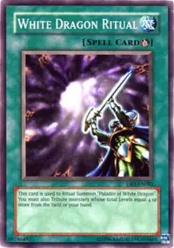 White Dragon Ritual - DR1-EN082 - Common - Unlimited Edition x1 - Lightly Played - Image 1