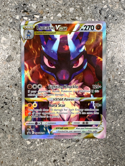 Pokemon TCG Cards Lucario VSTAR SWSH291 Black Star Promo Holo NM - Image 1