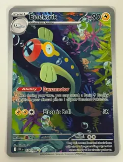 Pokemon TCG Illustration Rare Holo Eelektrik 114/086 S&V Black Bolt NM Card - Image 2