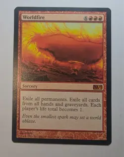 MTG 1x Worldfire # 158 Core Set 2013 M13 Modern Magic the Gathering Card x1 LP - Image 1