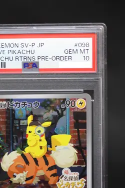 PSA 10 Detective Pikachu Pokemon Card 098/SV-P Nintendo Switch Promo Japanese - Image 3