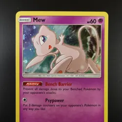 Mew SM215 Pokemon Sun & Moon Black Star Promo Holo Card - Image 2