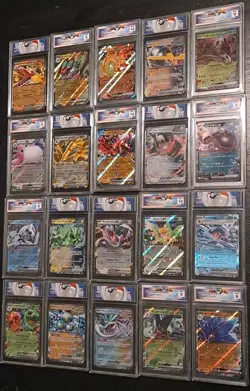 Pokemon ex Cards Graded Slabs Lot - Image 1