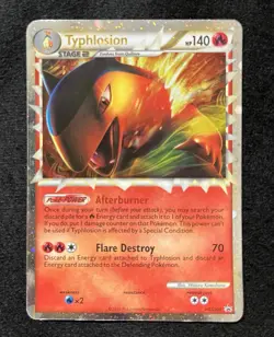 Pokemon Typhlosion Prime HeartGold SoulSilver Holo Card HGSS09 - LP - Image 1