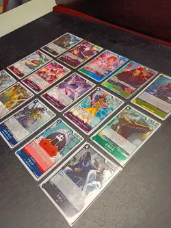 One Piece Ccg Holo Character Card Lot - Image 1