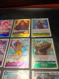 One Piece Ccg Holo Character Card Lot - Image 4