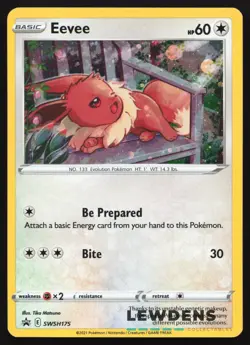 Eevee - SWSH175 - Cosmos Holo - SWSH Black Star Promo - Pokemon Card - 1 - Image 1