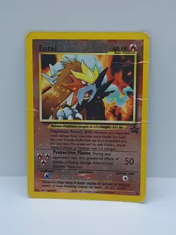 Pokemon TCG Entei Wizards Black Star Promos 34 Holo Promo Promo Damaged - Image 2