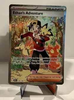 ?? Ethan’s Adventure 236/182 Full Art - Destined Rivals Pokemon TCG Holo Rare?? - Image 1