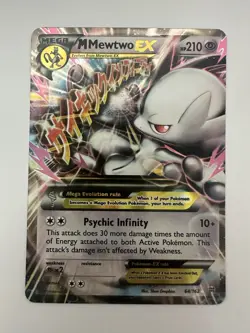 M Mewtwo EX 🔮 64/162 Holo | XY BREAKthrough | English Pokemon TCG | LP - Image 1
