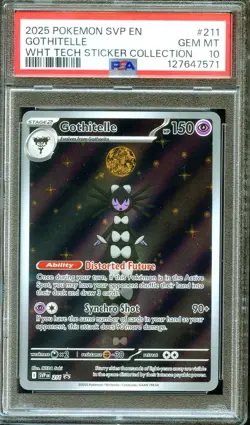 PSA 10 - Gothitelle SVP 211 White Flare Promo - Pokemon - Image 1