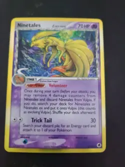 Pokemon TCG Ninetails (Delta Species) Holo Rare 8/101 Ex Dragon Frontiers - Image 1