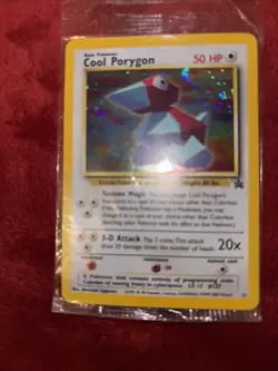 Cool Porygon 15 Holo Sealed Promo Black Star Pokemon TCG - Image 1