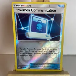 Pokemon Communication 152/181 Team Up Reverse Holo Uncommon Pokemon MP+ - Image 1