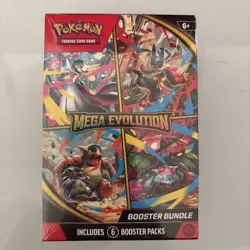 Pokemon Mega Evolution Booster Bundle (6 Packs) - New & Sealed Pokemon TCG - Image 1